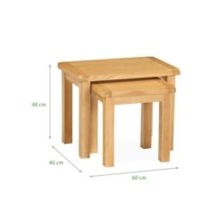 Sherbourne Nest Of Tables, Oak -Online Furniture Store 1000106957 alt05