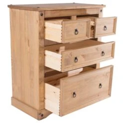 Corona 2 Over 2 Drawer Chest, Pine 7 Corona 2 Over 2 Drawer Chest, Pine -Online Furniture Store 1000134086 alt02