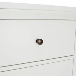 Lynton Tall Small 5 Drawer Chest, White -Online Furniture Store 1000146579 alt06