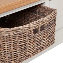 Compton Coffee Table With Baskets, Ivory -Online Furniture Store 1000162415 alt06