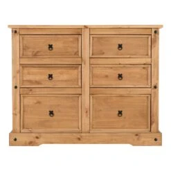 Corona 6 Drawer Chest, Pine 13 Corona 6 Drawer Chest, Pine -Online Furniture Store 30359232 alt02
