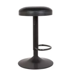 Terni Adjustable Height Swivel Bar Stool, Faux Leather -Online Furniture Store 30555219 alt02