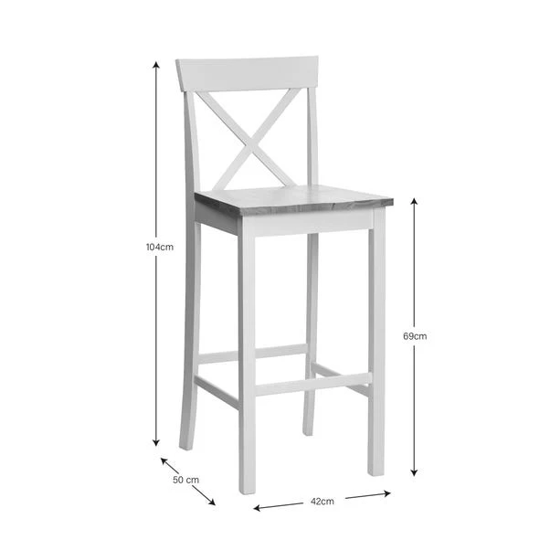 Salisbury Counter Height Bar Stool, Wood Grain 4 Salisbury Counter Height Bar Stool, Wood Grain - Image 2