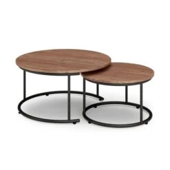 Fulton Coffee Nest Of Tables, Pine Effect -Online Furniture Store 30569979 alt06