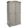 Corona Double Wardrobe, Pine -Online Furniture Store 30619480