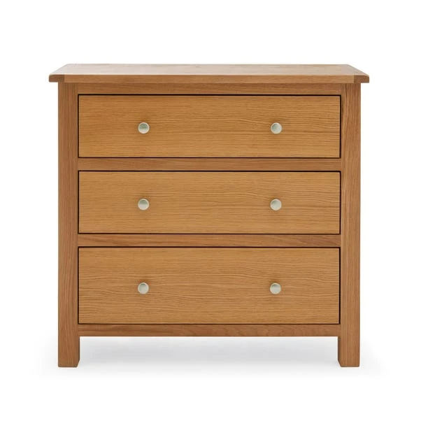 Bromley 3 Drawer Chest, Oak 3 Bromley 3 Drawer Chest, Oak