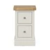Compton 2 Drawer Slim Bedside Table, Oak -Online Furniture Store 30645273