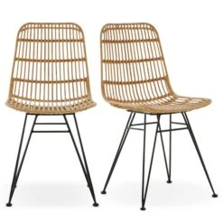 Set Of 2 Pax Dining Chairs, Rattan 14 Set Of 2 Pax Dining Chairs, Rattan -Online Furniture Store 30645857 alt02