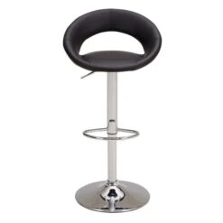 Knox Adjustable Height Swivel Bar Stool, Faux Leather 38 Knox Adjustable Height Swivel Bar Stool, Faux Leather -Online Furniture Store 30661951 alt01