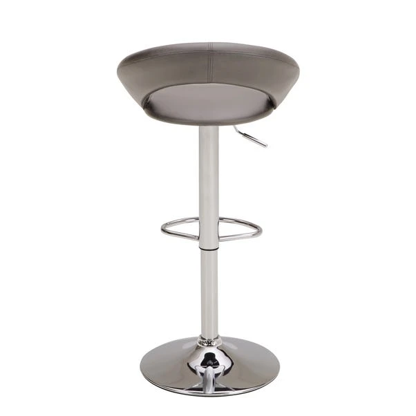 Knox Adjustable Height Swivel Bar Stool, Faux Leather 14 Knox Adjustable Height Swivel Bar Stool, Faux Leather - Image 12