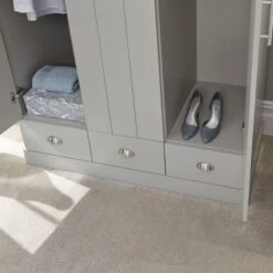 Kendal Triple Wardrobe, Grey -Online Furniture Store 30662662 alt05