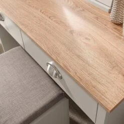 Kendal 2 Drawer Dressing Table Set With Mirror, Grey 19 Kendal 2 Drawer Dressing Table Set With Mirror, Grey -Online Furniture Store 30662664 alt08