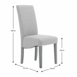 Ethan Set Of 2 Dining Chairs, Boucle -Online Furniture Store 30662741 alt09