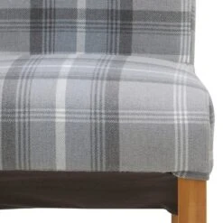 Set Of 2 Chester Dining Chairs, Woven Check Fabric 19 Set Of 2 Chester Dining Chairs, Woven Check Fabric -Online Furniture Store 30662746 alt06