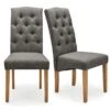 Darcy Set Of 2 Dining Chairs, Linen -Online Furniture Store 30662761