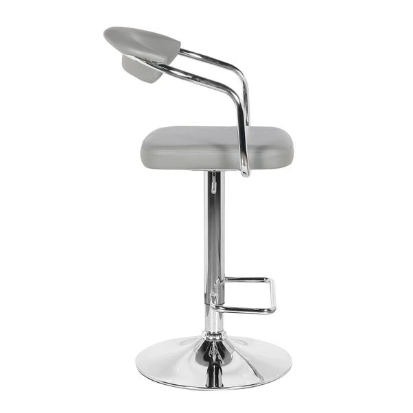 Houston Adjustable Height Swivel Bar Stool, Faux Leather 19 Houston Adjustable Height Swivel Bar Stool, Faux Leather - Image 17