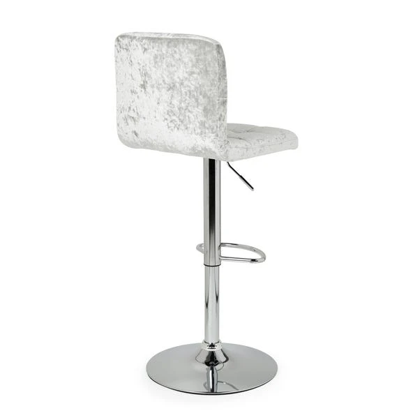 Jasmine Adjustable Height Swivel Bar Stool, Velvet 6 Jasmine Adjustable Height Swivel Bar Stool, Velvet - Image 4