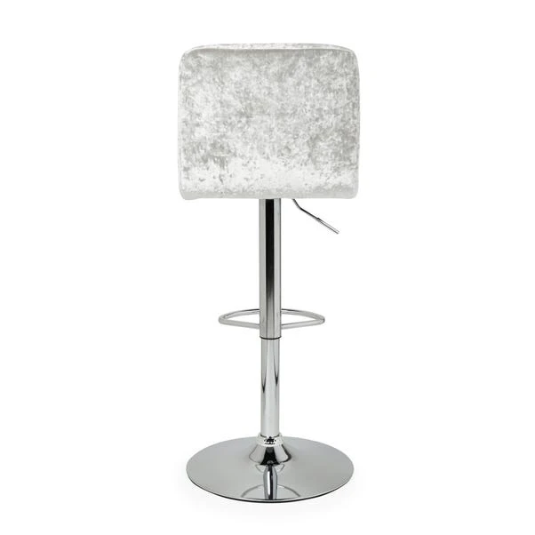 Jasmine Adjustable Height Swivel Bar Stool, Velvet 7 Jasmine Adjustable Height Swivel Bar Stool, Velvet - Image 5