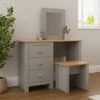 Lancaster 3 Drawer Dressing Table Set With Mirror 1 Lancaster 3 Drawer Dressing Table Set With Mirror -Online Furniture Store 30705702