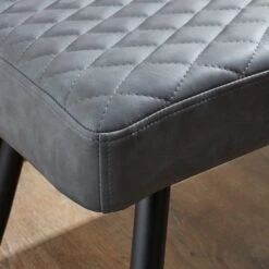 Montreal 2 Seater Dining Bench, Faux Leather, 135cm -Online Furniture Store 30711385 alt02