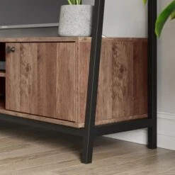 Fulton Pine Ladder Shelf TV Unit For TVs Up To 60" -Online Furniture Store 30712487 alt04