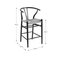 Lara Bar Stool, Beech Wood -Online Furniture Store 30720377 alt09