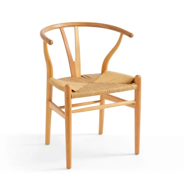 Lara Wishbone Dining Chair, Beech Wood 13 Lara Wishbone Dining Chair, Beech Wood - Image 11