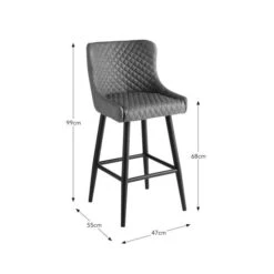 Montreal Counter Height Bar Stool, Faux Leather 35 Montreal Counter Height Bar Stool, Faux Leather -Online Furniture Store 30724471 alt09