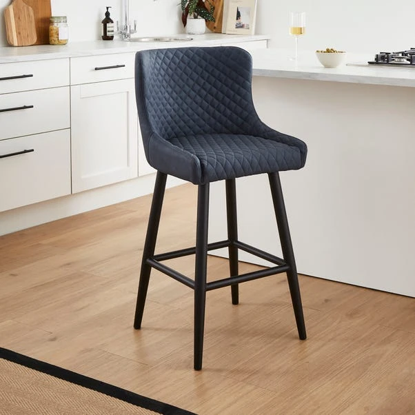 Montreal Counter Height Bar Stool, Faux Leather 4 Montreal Counter Height Bar Stool, Faux Leather - Image 2
