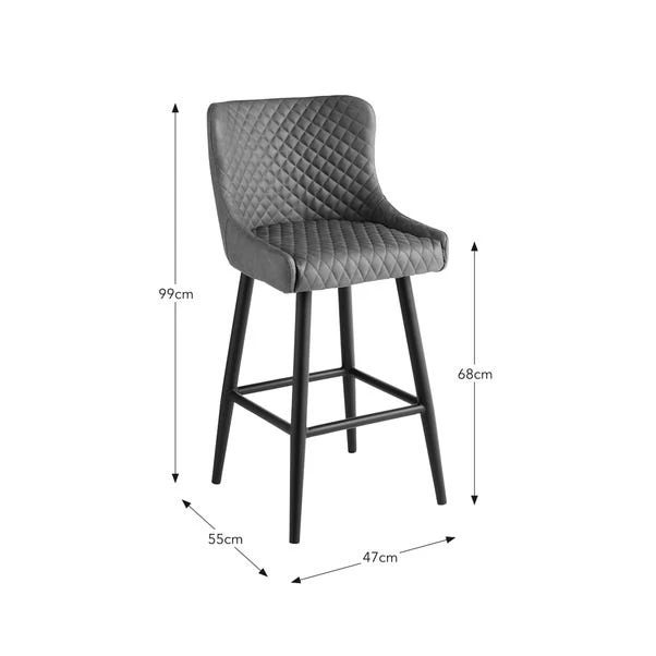 Montreal Counter Height Bar Stool, Faux Leather 7 Montreal Counter Height Bar Stool, Faux Leather - Image 5