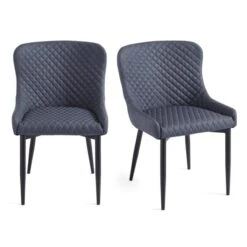 Set Of 2 Montreal Dining Chairs, Faux Leather -Online Furniture Store 30724474 alt03