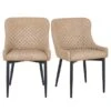 Set Of 2 Montreal Dining Chairs, Faux Leather 1 Set Of 2 Montreal Dining Chairs, Faux Leather -Online Furniture Store 30724476