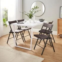 Emily Folding Dining Chair, Velvet -Online Furniture Store 30724556 alt01