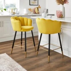 Vivian Counter Height Bar Stool, Velvet 30 Vivian Counter Height Bar Stool, Velvet -Online Furniture Store 30724566 alt01