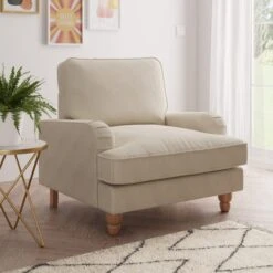 Beatrice Armchair, Luna Fabric