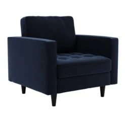Zoe Velvet Armchair -Online Furniture Store 30727390 alt02