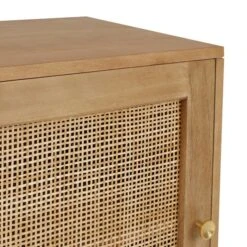 Indi 1 Door Bedside Table, Mango Wood -Online Furniture Store 30727644 alt04