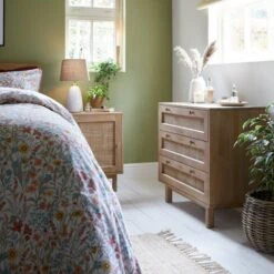 Indi 1 Door Bedside Table, Mango Wood -Online Furniture Store 30727644 alt07