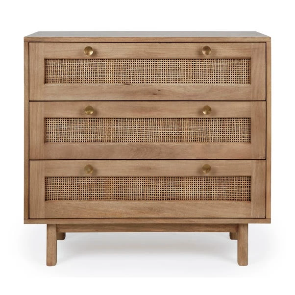 Indi 3 Drawer Chest, Mango Wood 4 Indi 3 Drawer Chest, Mango Wood - Image 2