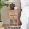 Giselle 2 Drawer Bedside Table, Mango Wood 2 Giselle 2 Drawer Bedside Table, Mango Wood -Online Furniture Store 30727655