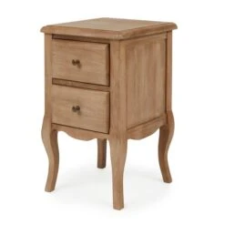 Giselle 2 Drawer Bedside Table, Mango Wood 10 Giselle 2 Drawer Bedside Table, Mango Wood -Online Furniture Store 30727655 alt02