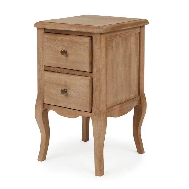 Giselle 2 Drawer Bedside Table, Mango Wood 5 Giselle 2 Drawer Bedside Table, Mango Wood - Image 3