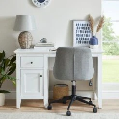 Lynton White Desk -Online Furniture Store 30727791 alt02