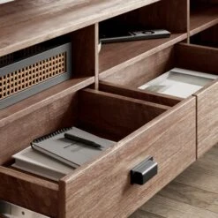 Fulton Pine Extra Wide TV Unit For TVs Up To 80" -Online Furniture Store 30728486 alt02