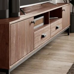 Fulton Pine Extra Wide TV Unit For TVs Up To 80" -Online Furniture Store 30728486 alt03