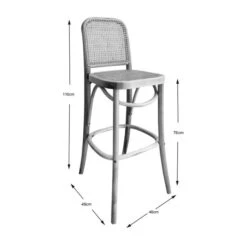 Tulle Bar Height Stool -Online Furniture Store 30729481 alt09