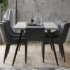 Zuri 6 Seater Rectangular Dining Table, Grey Concrete Effect 2 Zuri 6 Seater Rectangular Dining Table, Grey Concrete Effect -Online Furniture Store 30729550