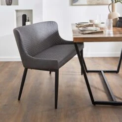 Montreal 2 Seater Dining Bench, Faux Leather, 133cm -Online Furniture Store 30730077 alt02