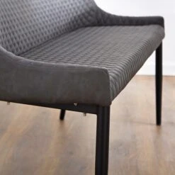 Montreal 2 Seater Dining Bench, Faux Leather, 133cm -Online Furniture Store 30730077 alt03