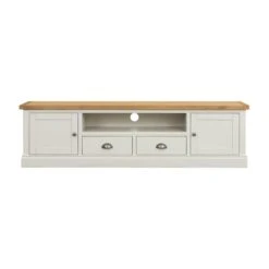 Compton Extra Wide TV Unit, Ivory For TVs Up To 80" -Online Furniture Store 30734322 alt01